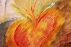 13 .Cœur de plante  (D : 24cm x 32cm    Prix=80 €)