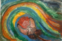 10 .Arc en ciel (D : 30cm x 42cm    Prix=100 €)