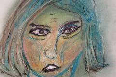 12.03-Blue portrait papier