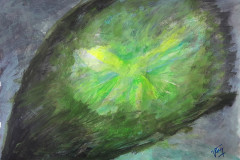 10.Coeur vert  (D : 30cm x 42cm    Prix=100 €)
