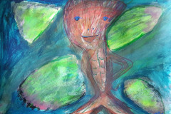 17.Etre  (D : 30cm x 42cm    Prix=100 €)