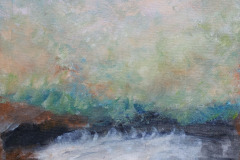 19.Lac nuageux toile