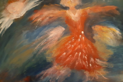 10.Danseuse ( CARTON ENTOILE D : 33cm x 46cm    Prix=130 €)