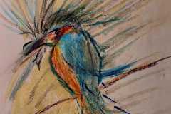 09.oiseau du soir papier
