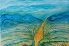 15.Montagnes bleues TOILE