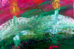 03.13-Bougies-sous-un-ciel-rose-Toile