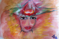 16 .Jeune femme pensive (D : 30cm x 42cm    Prix=100 €)