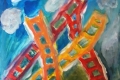 08. Destins croisés (TOILE24 cm x 30 cm PRIX = 100 €)