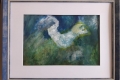 14. Oiseau songeur (D : 24cm x 32cm    Prix=80 €))