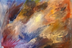 28. Feux  (D : 30cm x 42cm    Prix=100 €)