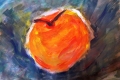 33. Pomme et miel (D : 21cm x 30cm   ) VENDU