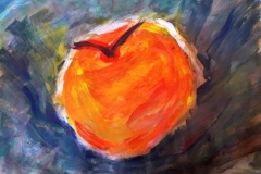 33. Pomme et miel (D : 21cm x 30cm   ) VENDU