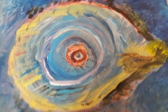 06.l'oiseau interrogateur  (D : 30cm x 40cm    Prix=100 €)