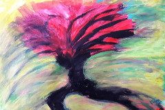 23.Miss arbre excitée (D : 30cm x 42cm    Prix=100 €)