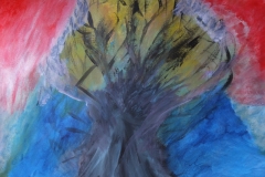 02.Arbre de l'univers (D : 30cm x 40cm    Prix=100 €)