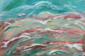 01.Vagues (CARTON ENTOILE D : 40cm x50cm    VENDU)