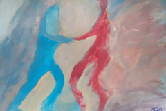 13.Couple (D : 30cm x 42cm    Prix=100 €)