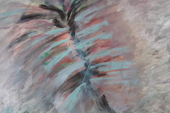 15.Fleur en hiver  (D : 30cm x 42cm    Prix=100 €)