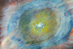 19.Oeil de planète   (D : 30cm x 42cm    Prix=100 €)