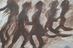 25.Bal masqué  (D : 30cm x 42cm    Prix=100 €)